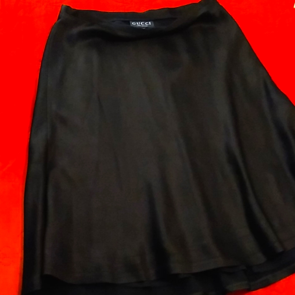 💯Authentic Gucci Mid-Length Layered Rayon Skirt